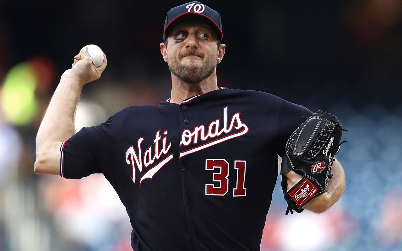 Max Scherzer's black eye made for good photos