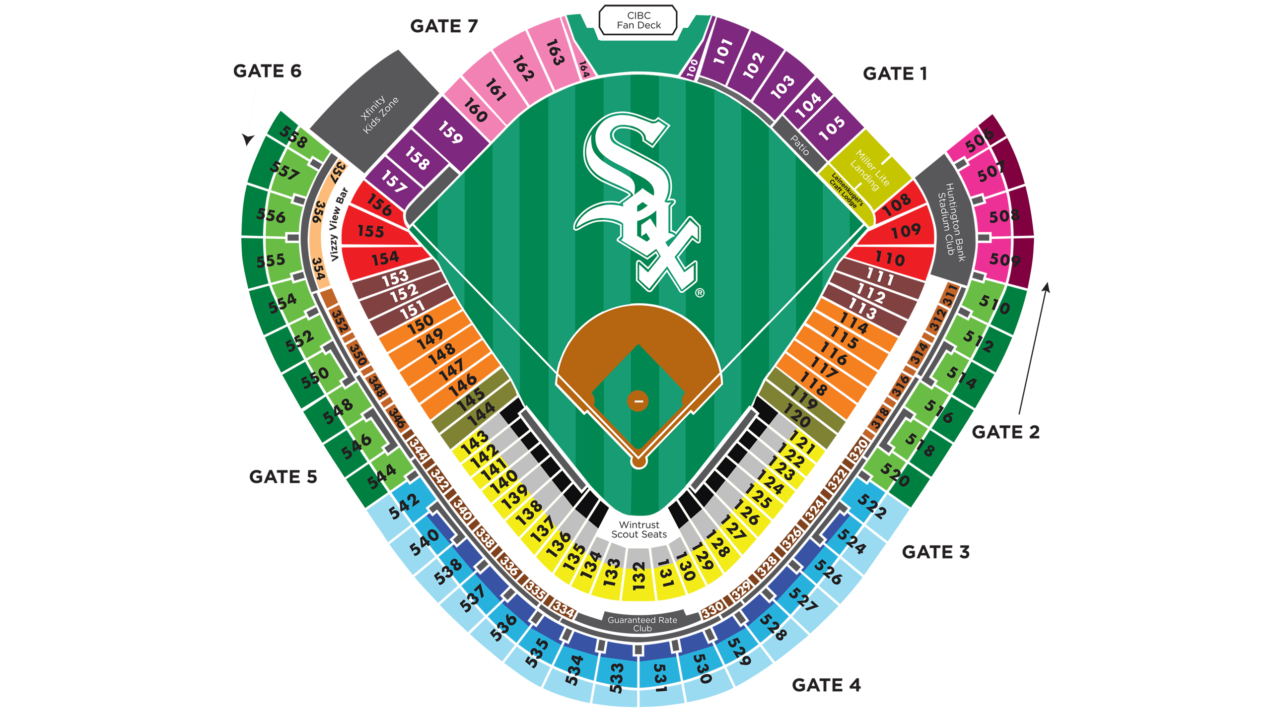 New White Sox Seating Chart : r/whitesox