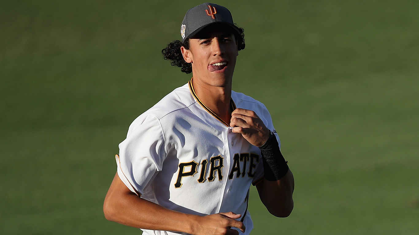 Cole Tucker has the best hair in baseball