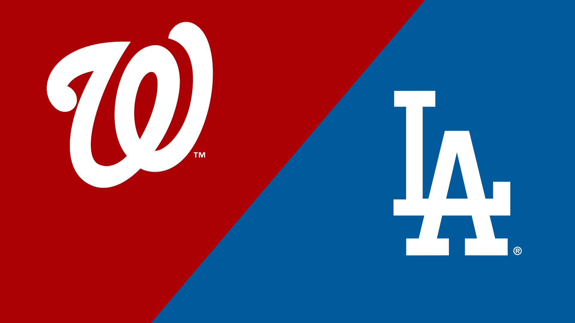 Nationals vs. Dodgers