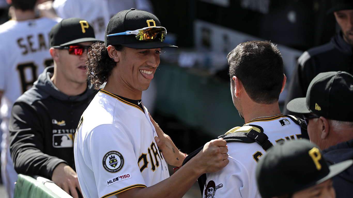 Cole Tucker has the best hair in baseball