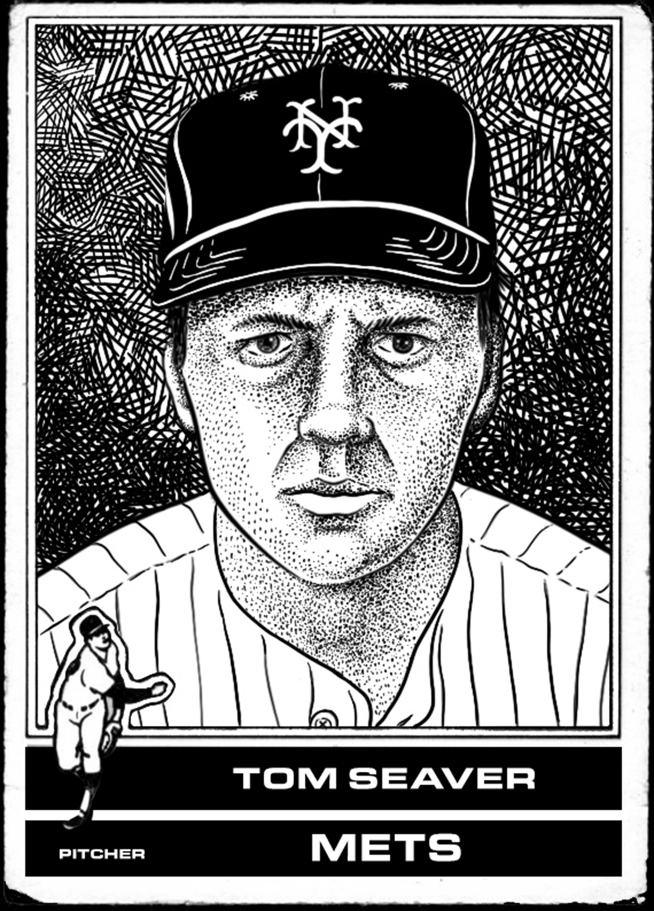 Tom Seaver by Daniel Herrera