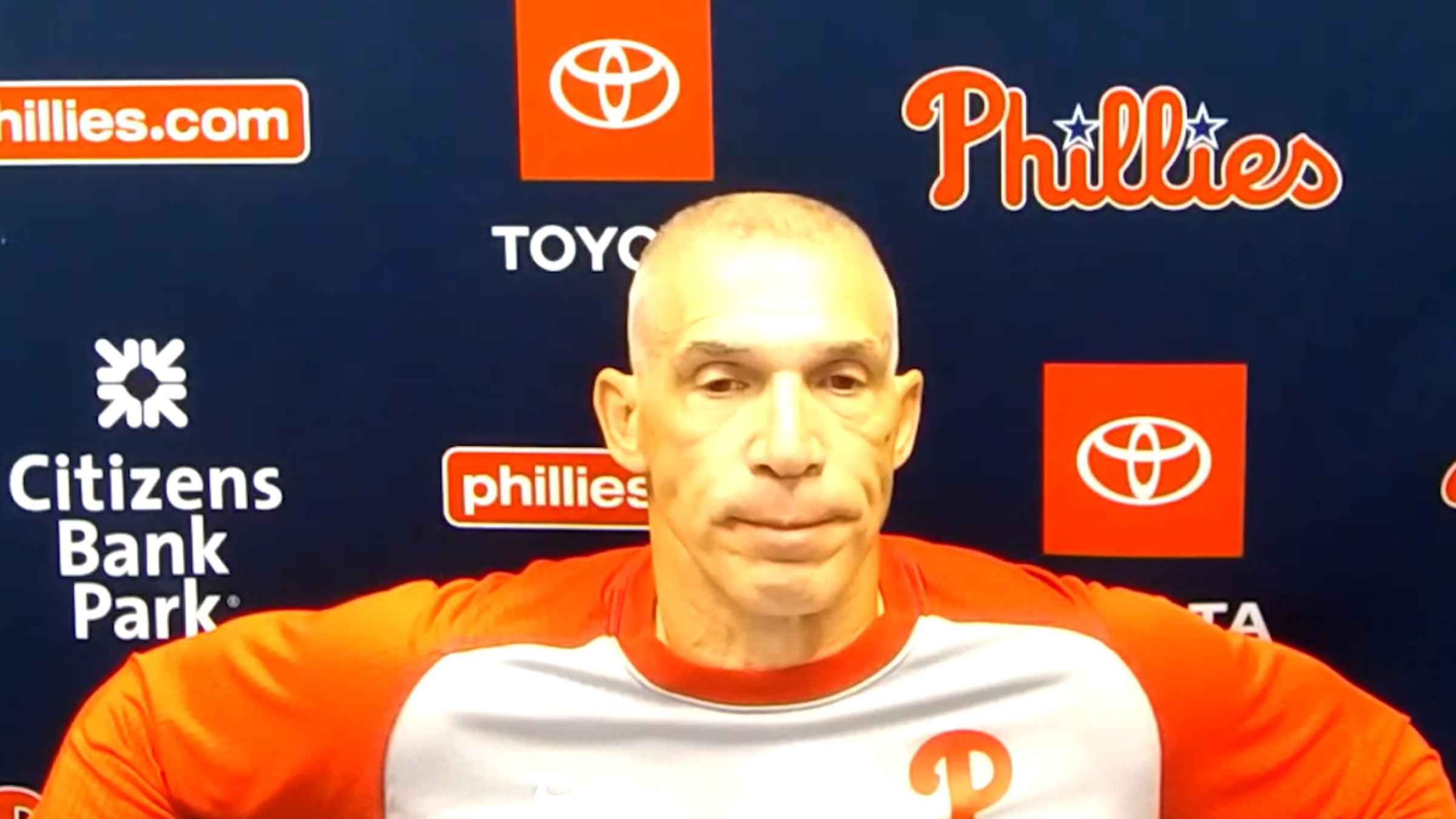 Joe Girardi on big play in loss, 04/10/2021