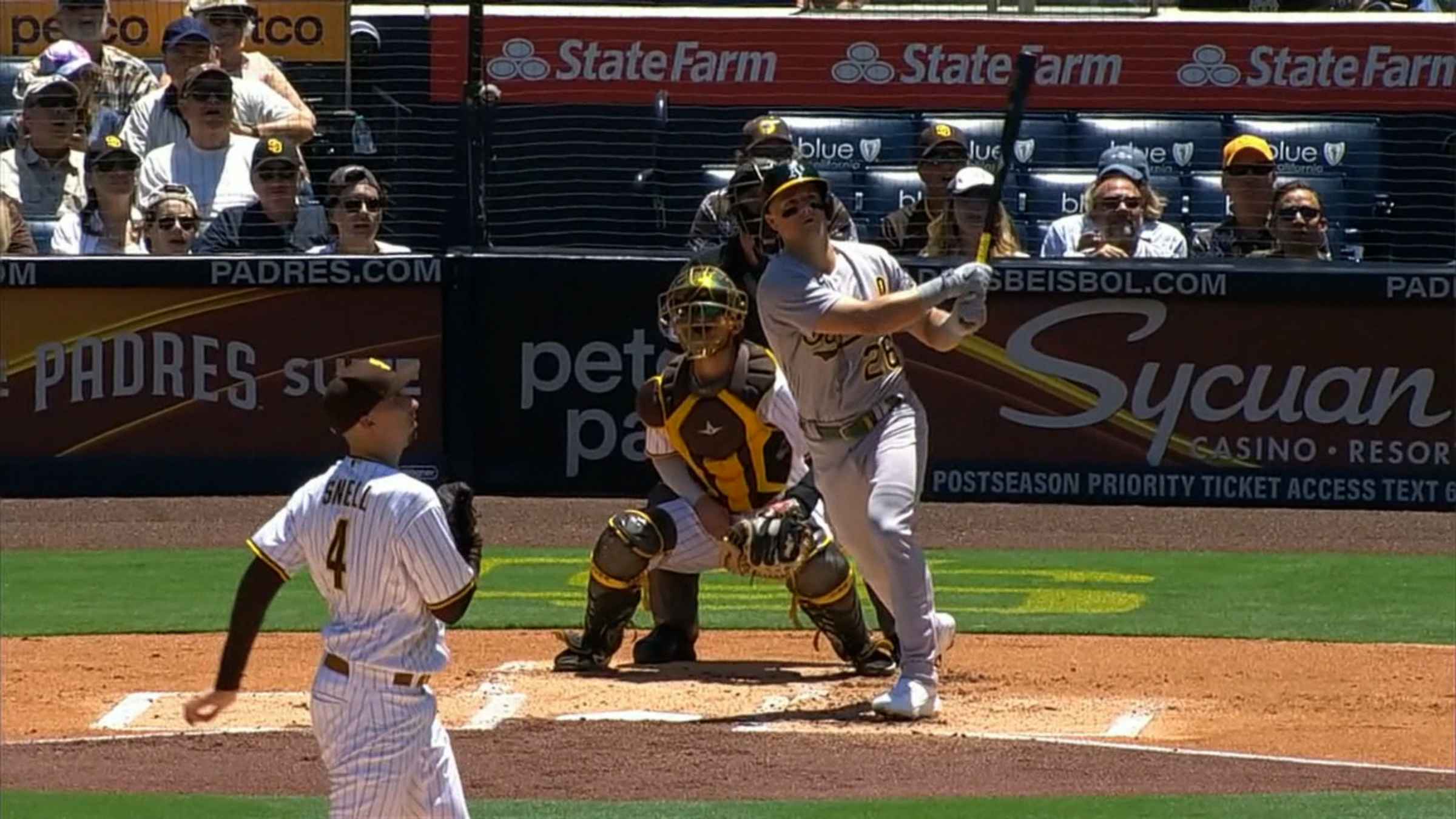 GF Baseball — Matt Chapman hits a 3-run home run - August 13