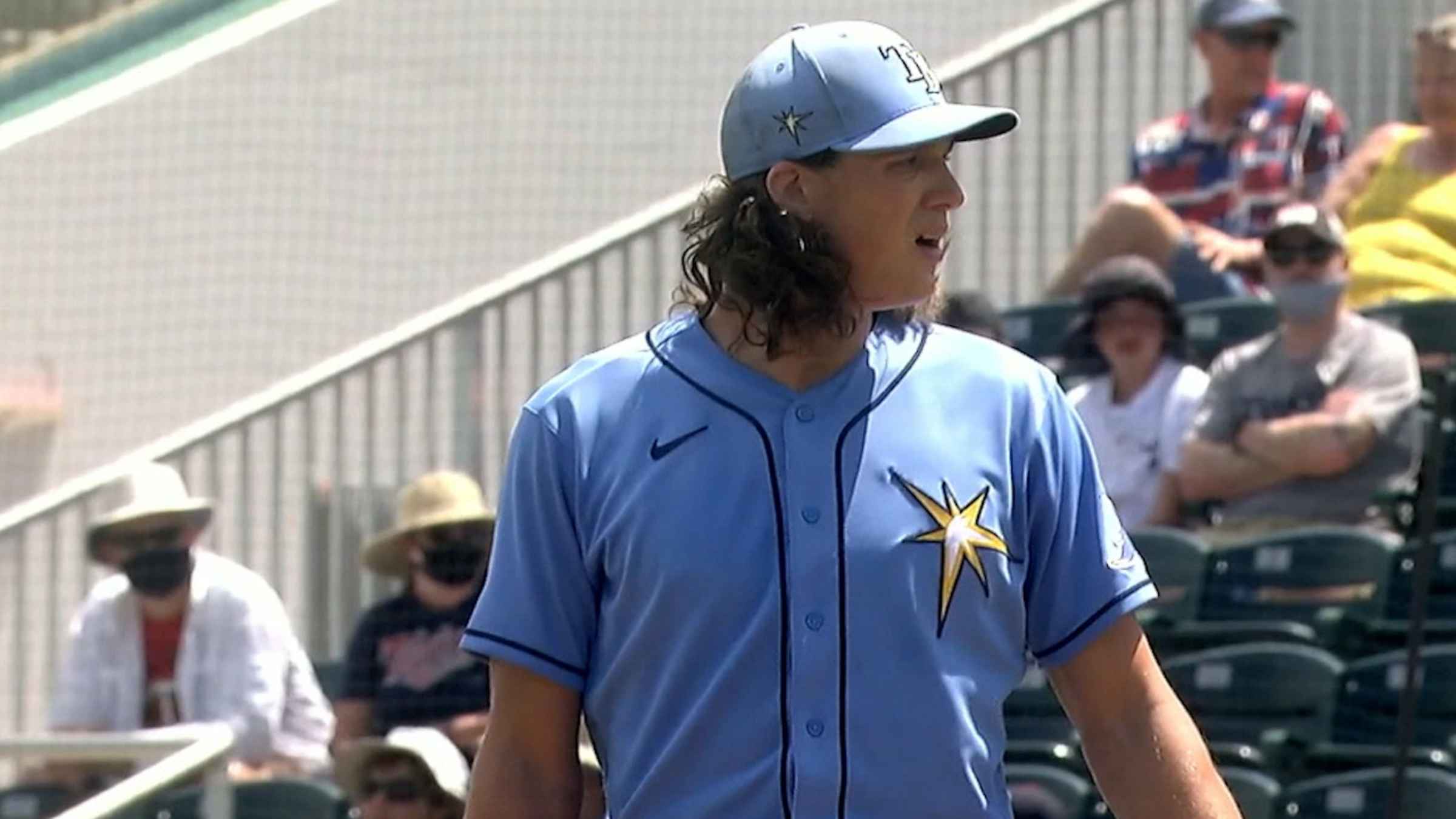 Tyler Glasnow strikes out 7 ahead of playoff start