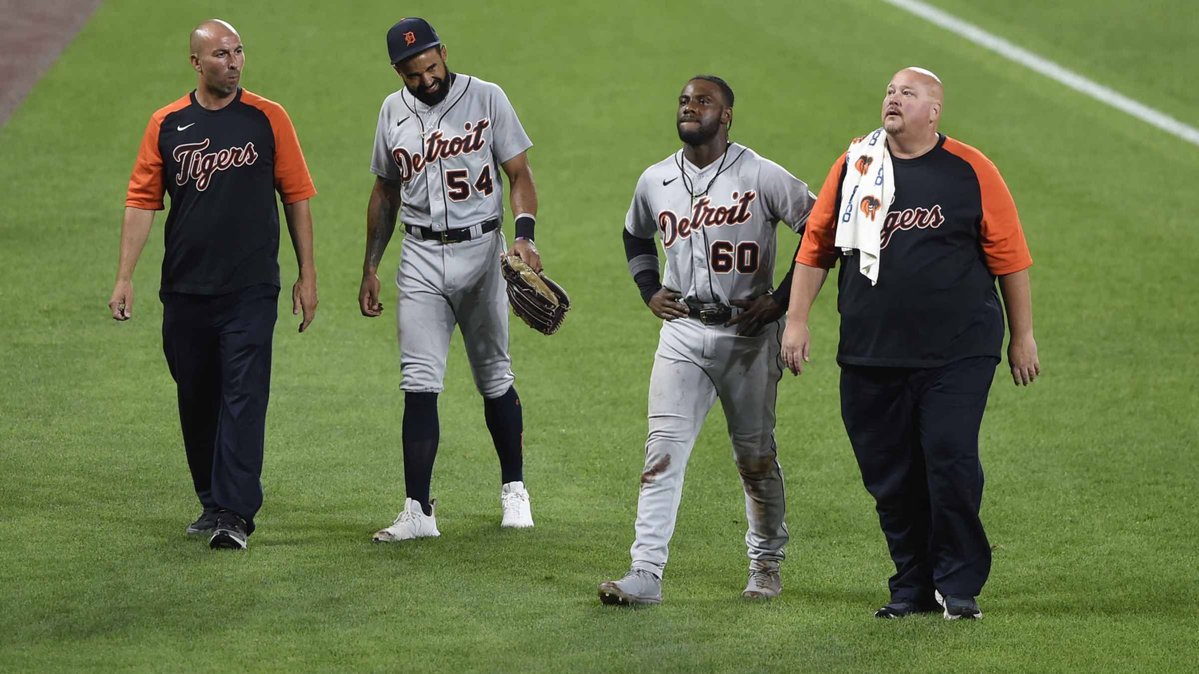 What had Detroit Tigers' Akil Baddoo rushing to airport after big hit?