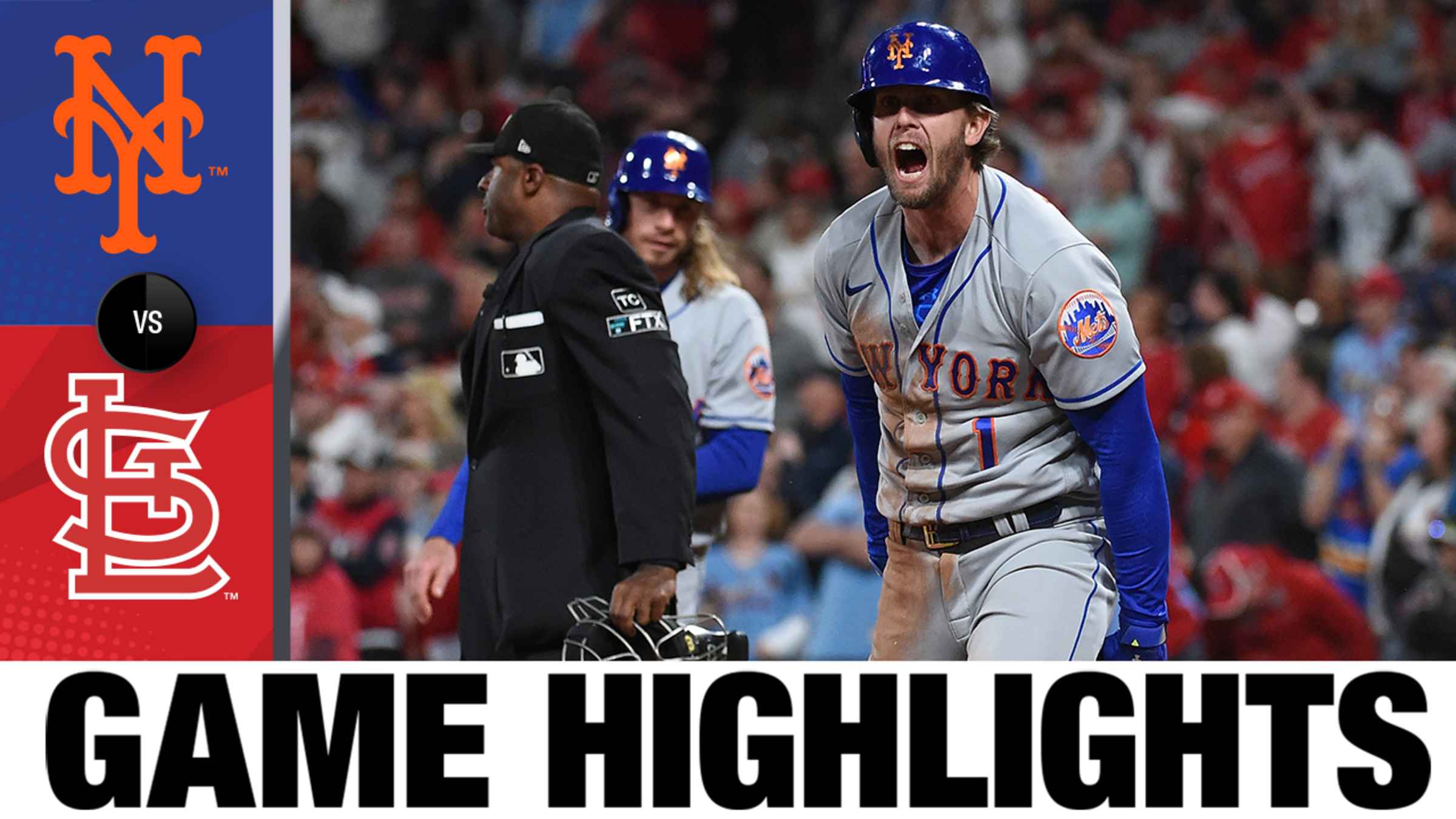 Highlights: Cardinals at Mets