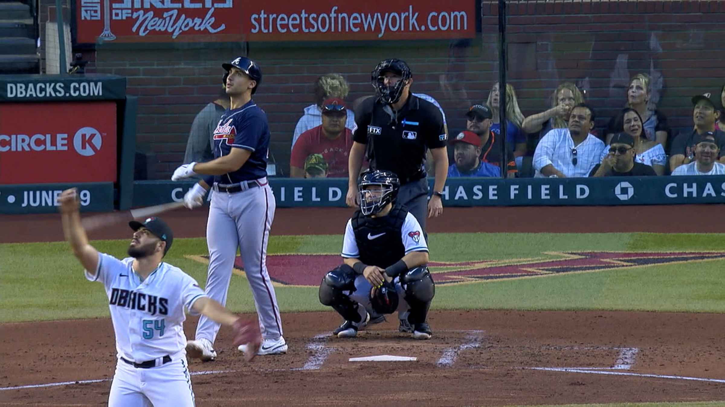 Matt Olson's sac fly, 08/19/2022