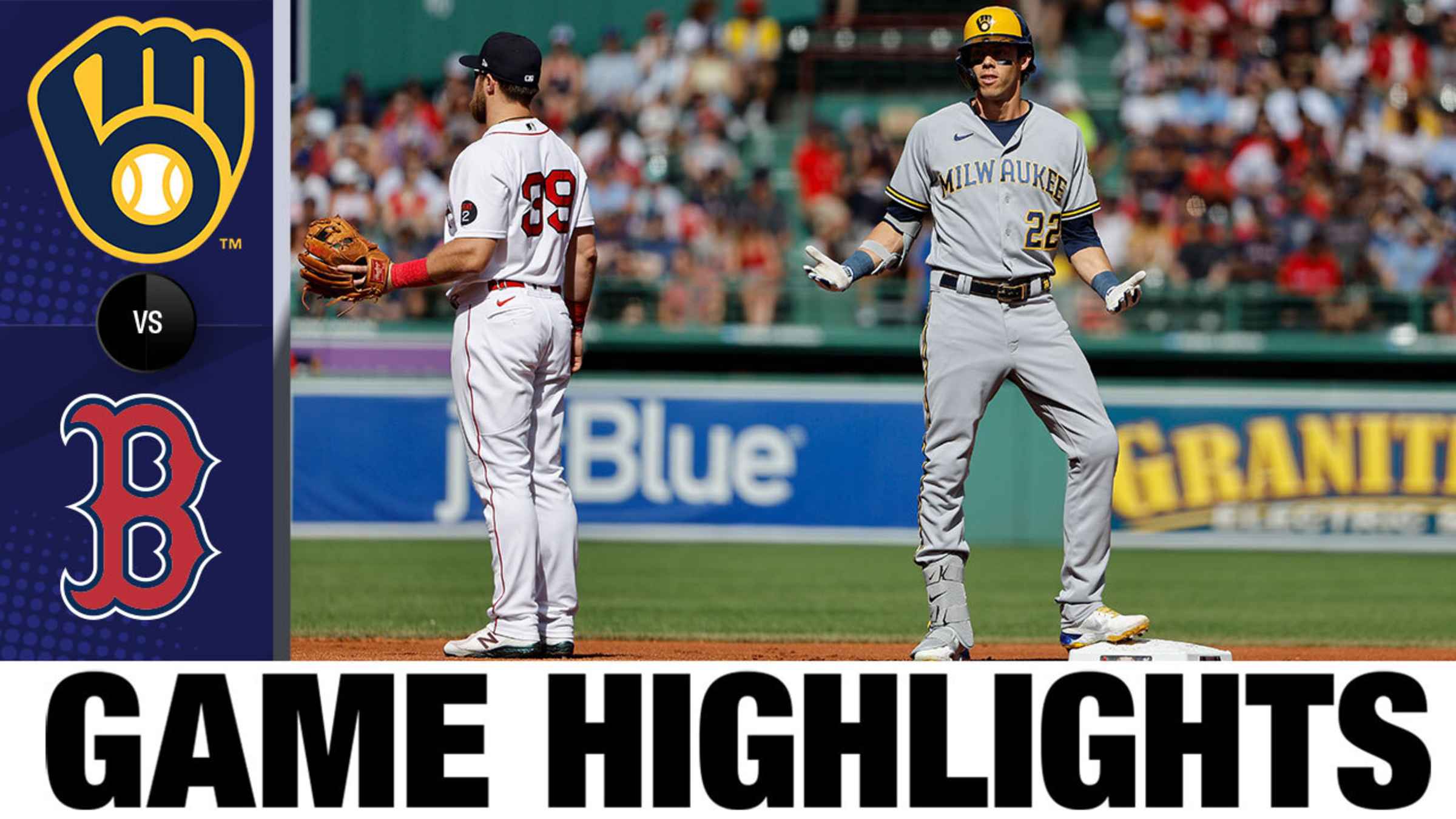 STATS Hosted Solution  Game Recap - Red Sox v Brewers - MLB