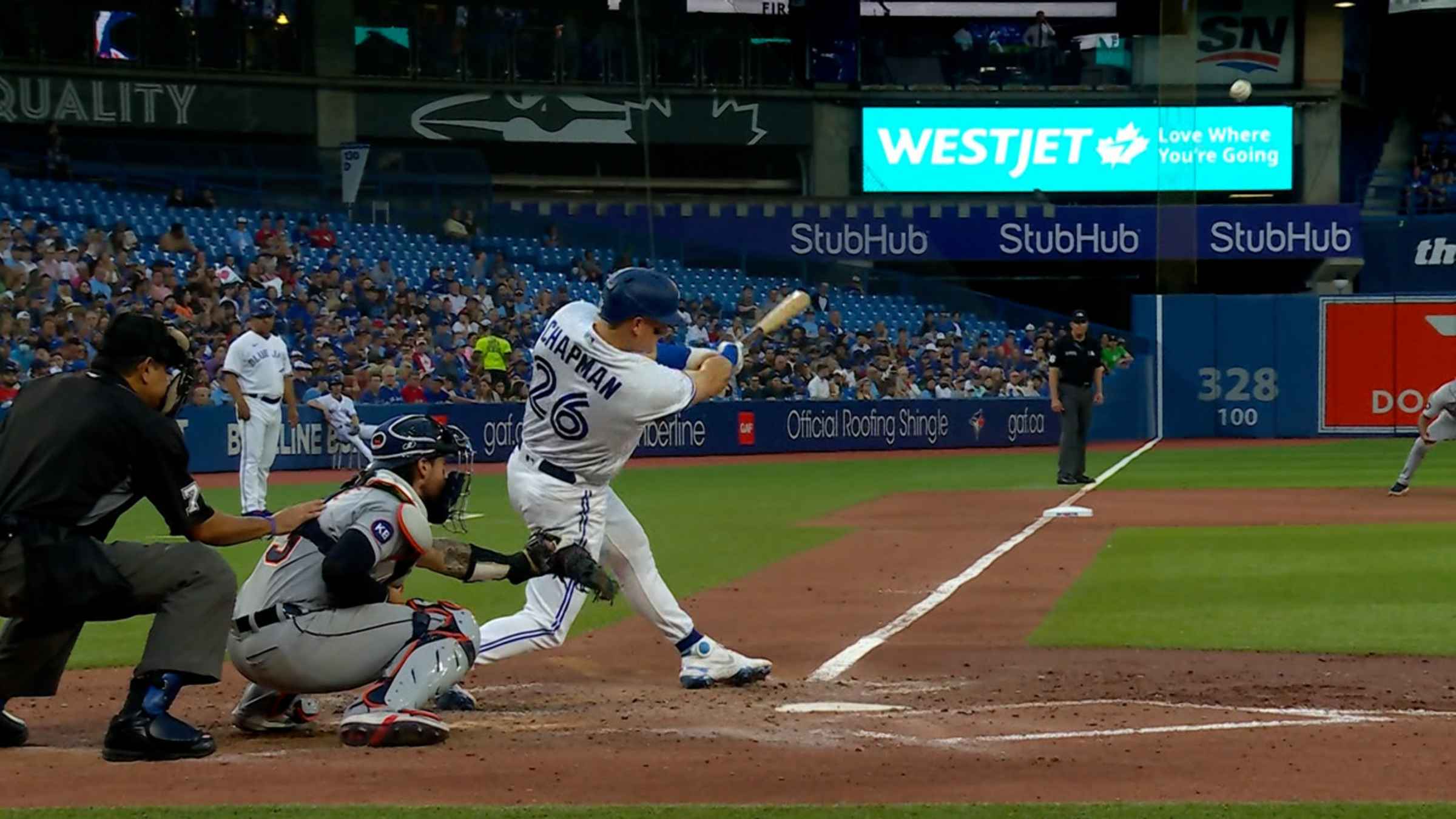 GF Baseball — Matt Chapman hits a 3-run home run - August 13