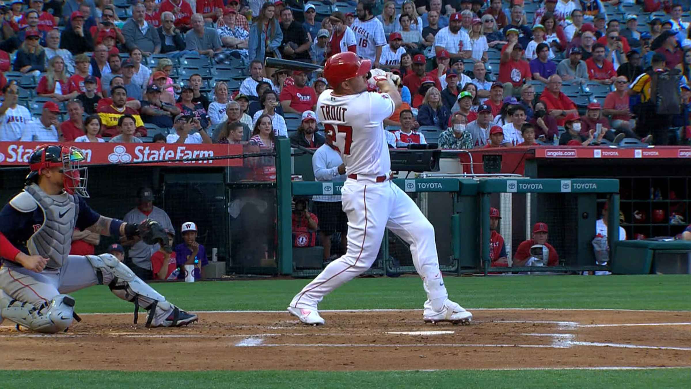 Mike Trout's two-run home run, 04/26/2022