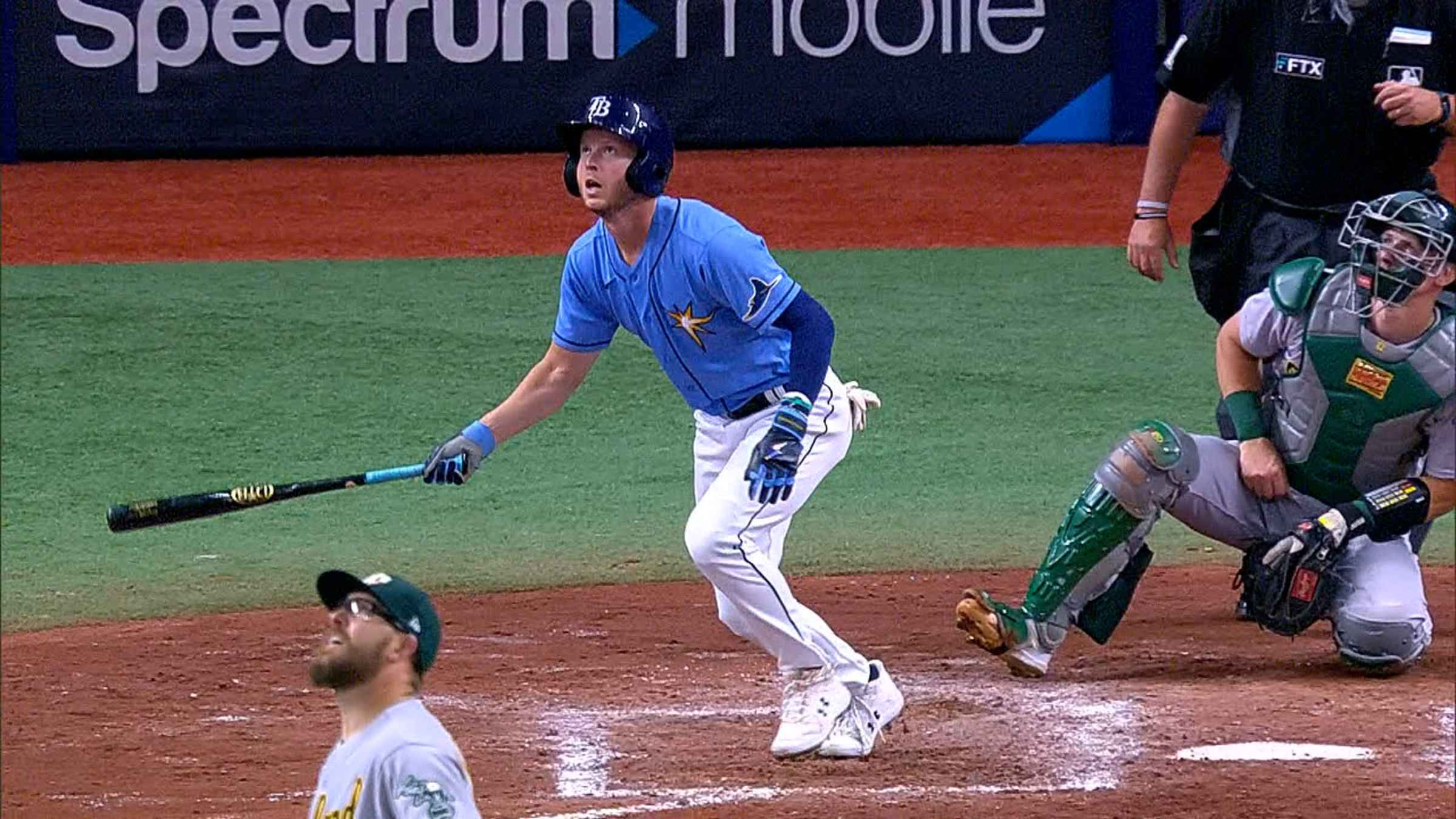 Brett Phillips hits home run inspired by young fan
