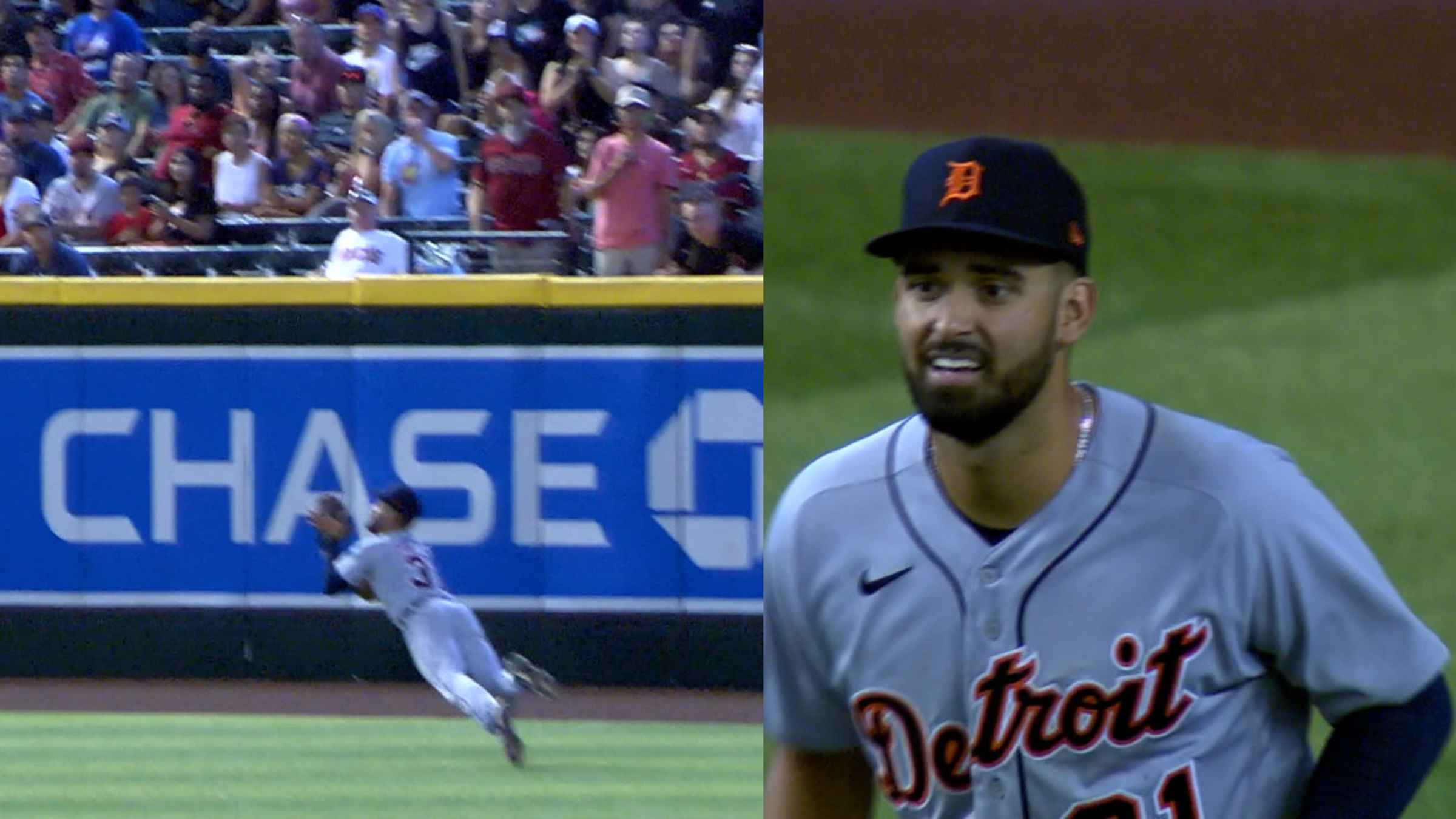 Riley Greene's diving catch for Detroit Tigers not without a price