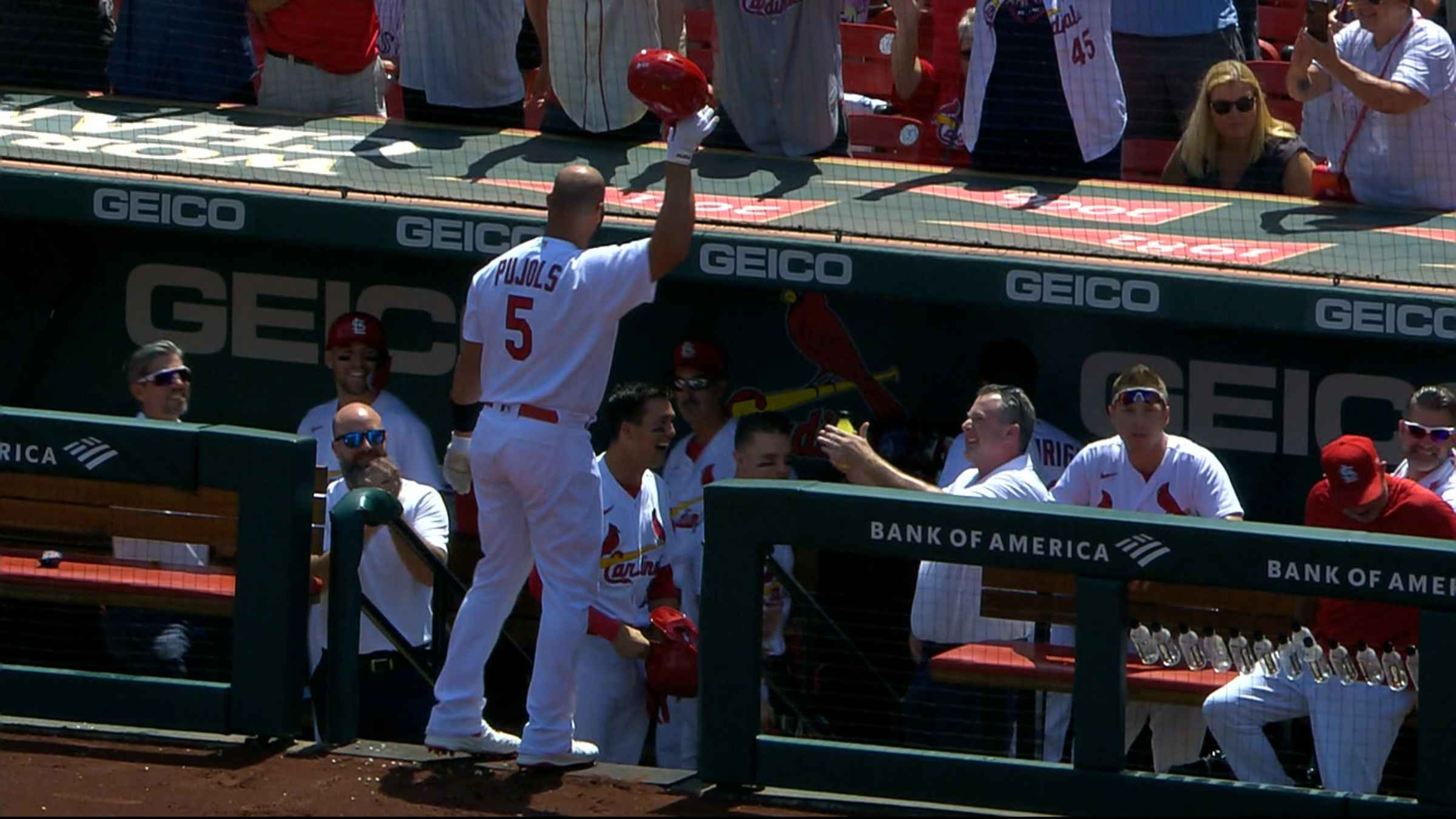 Albert Pujols hitting ball off tee, but opening-day status still uncertain