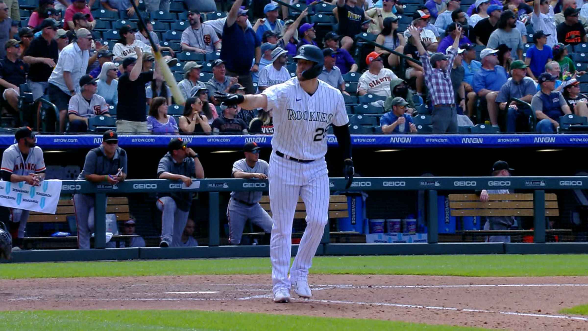 C.J. Cron smashes enormous 504ft homer -- a foot shy of the
