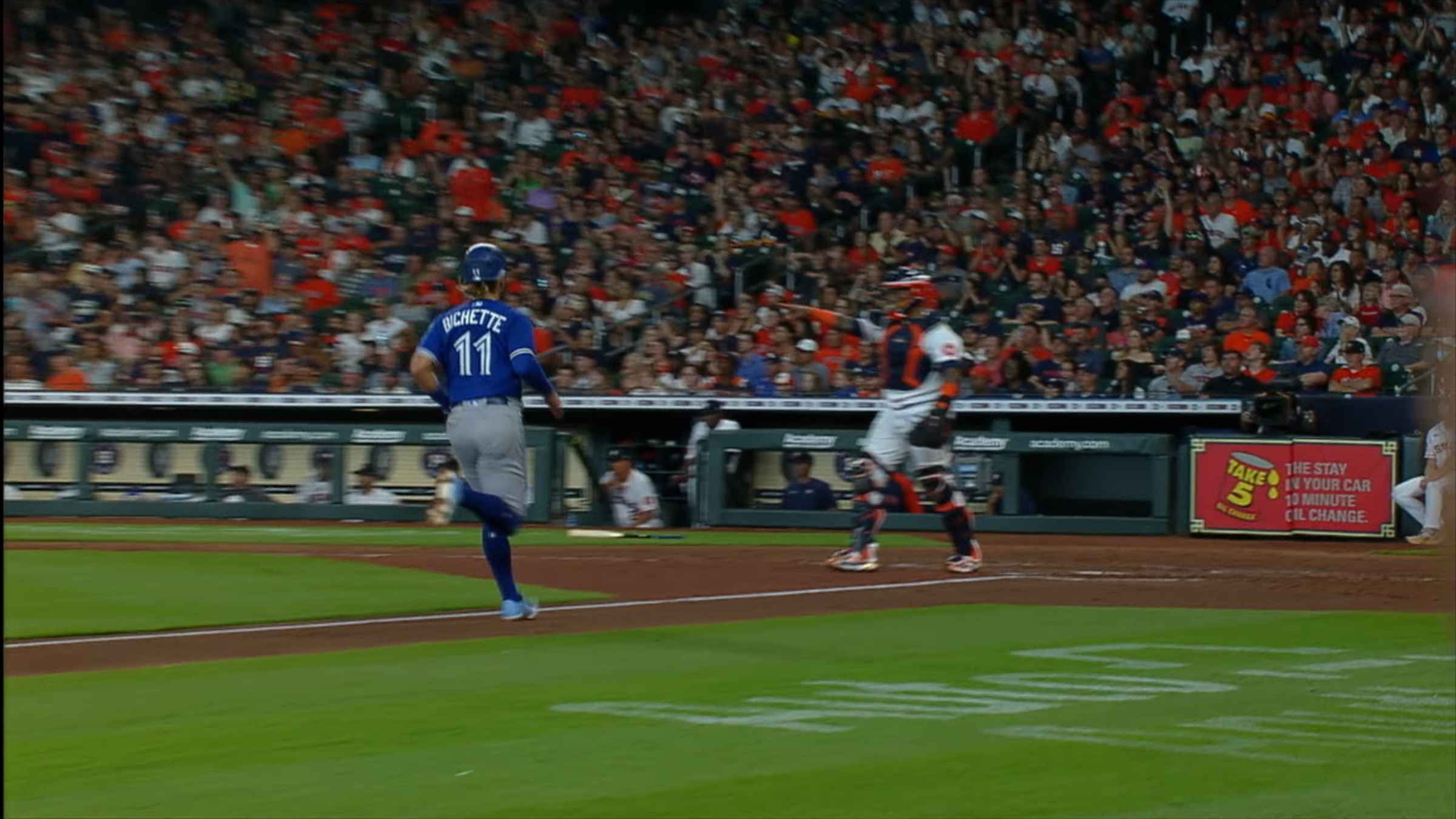 Lourdes Gurriel Jr.'s sac fly, 04/04/2023