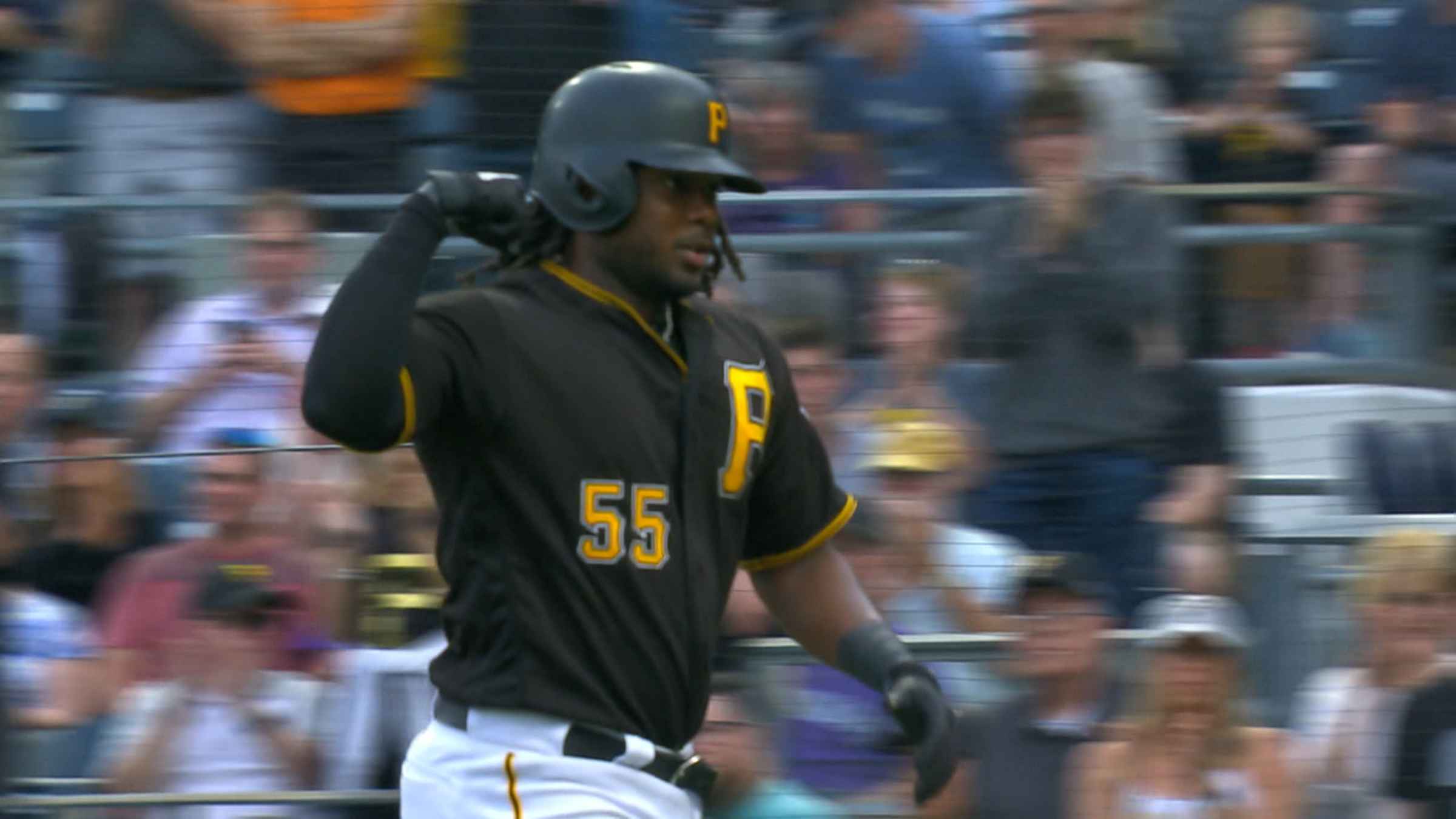 Video: Josh Bell sends a baseball into the Allegheny River on the fly - NBC  Sports