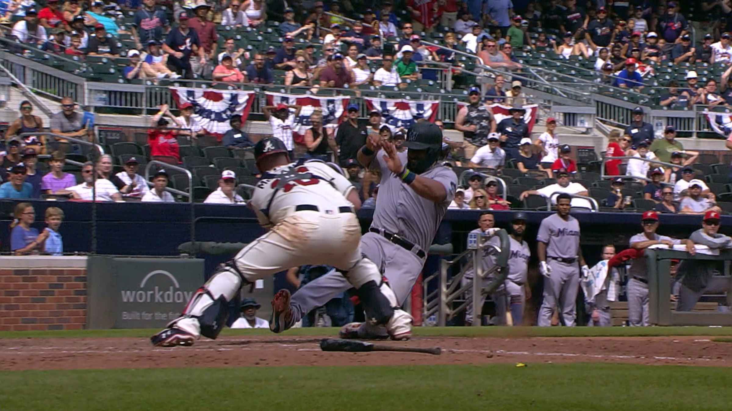 VIDEO: Charlie Culberson Saves the Braves With Perfect Throw on