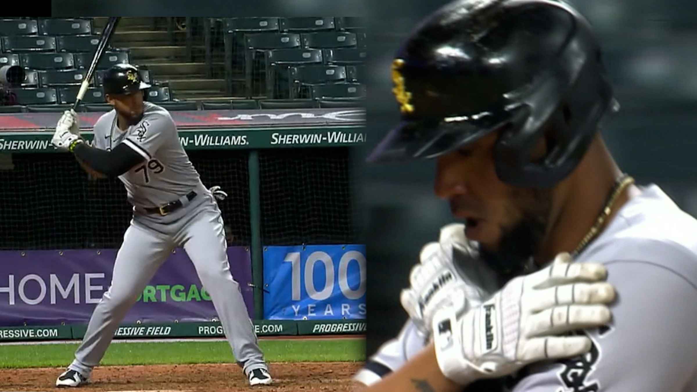 White Sox DH Jose Abreu goes viral for makeshift tent in dugout