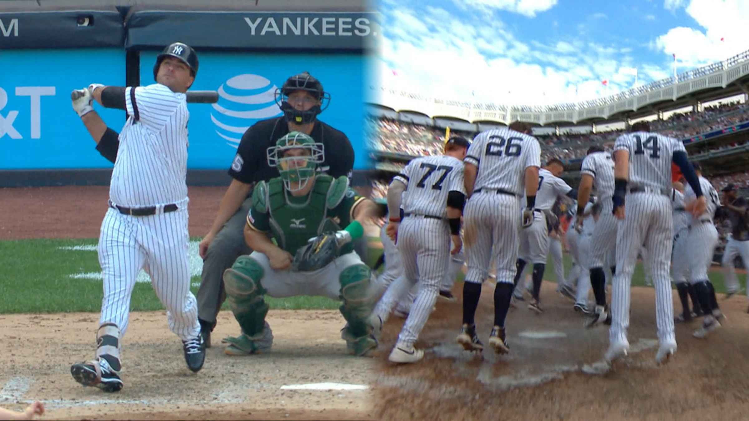 Lifelong Yankee fan Mike Ford walks off NY to sink A's, 5-4
