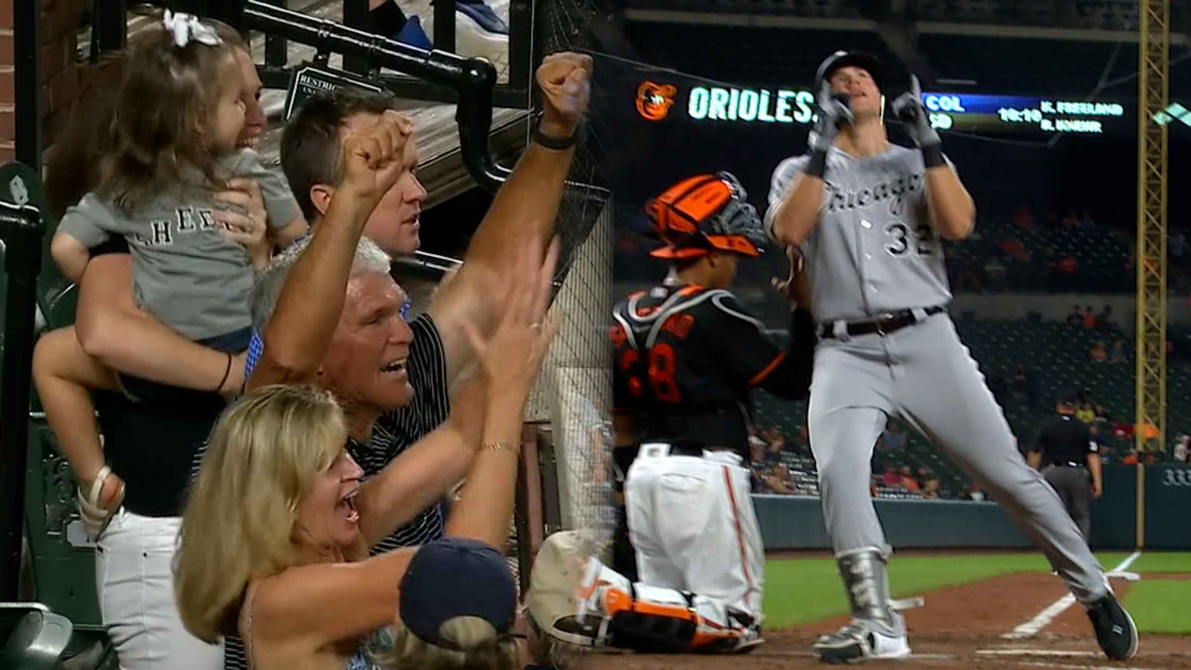 Chicago, United States. 12th Oct, 2021. Chicago White Sox Gavin Sheets  celebrates his solo home run against the Houston Astros during the second  inning of game four of the MLB ALDS at