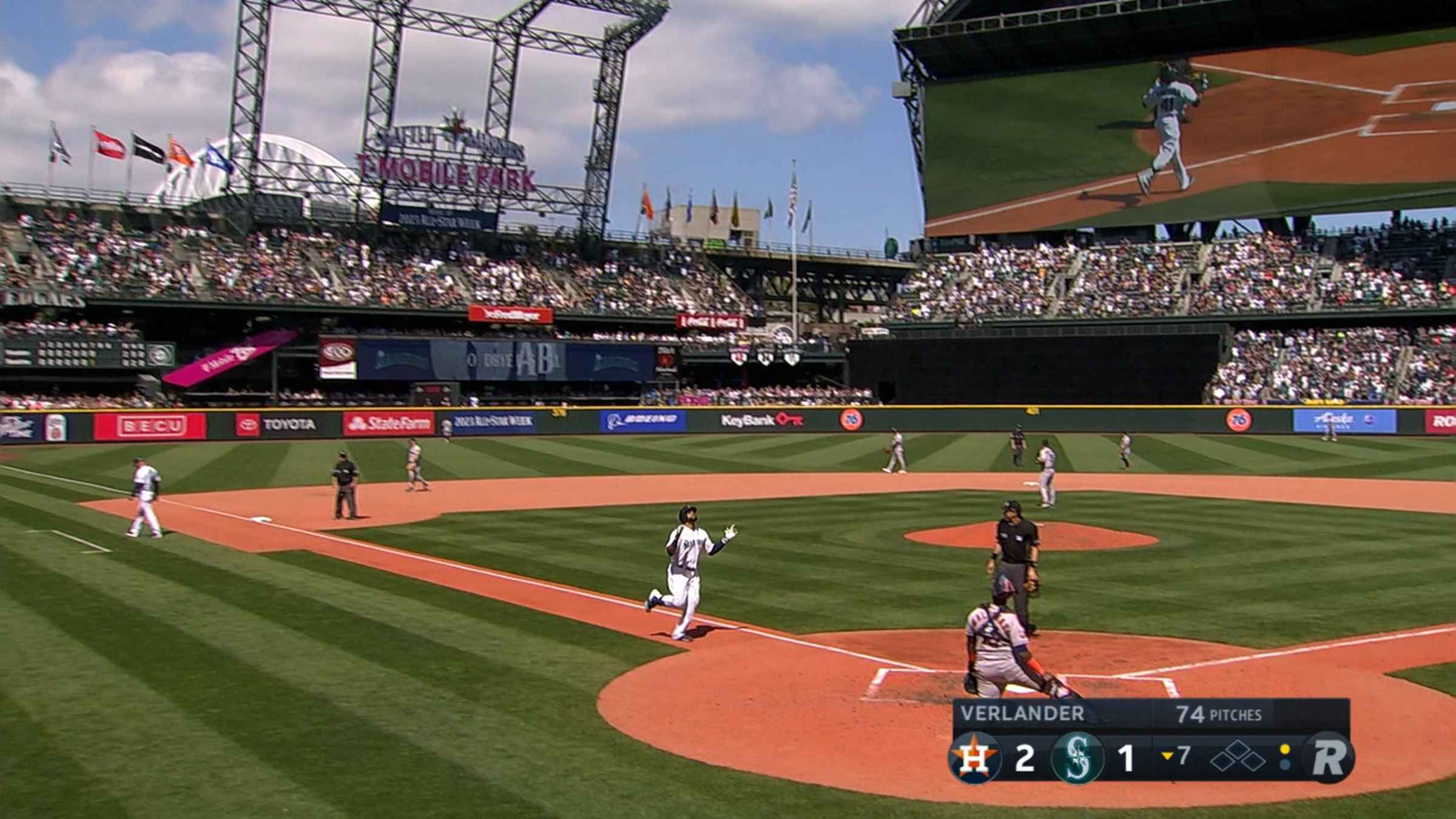 MLB Gameday: Mariners 3, Astros 1 Final Score (07/09/2023)