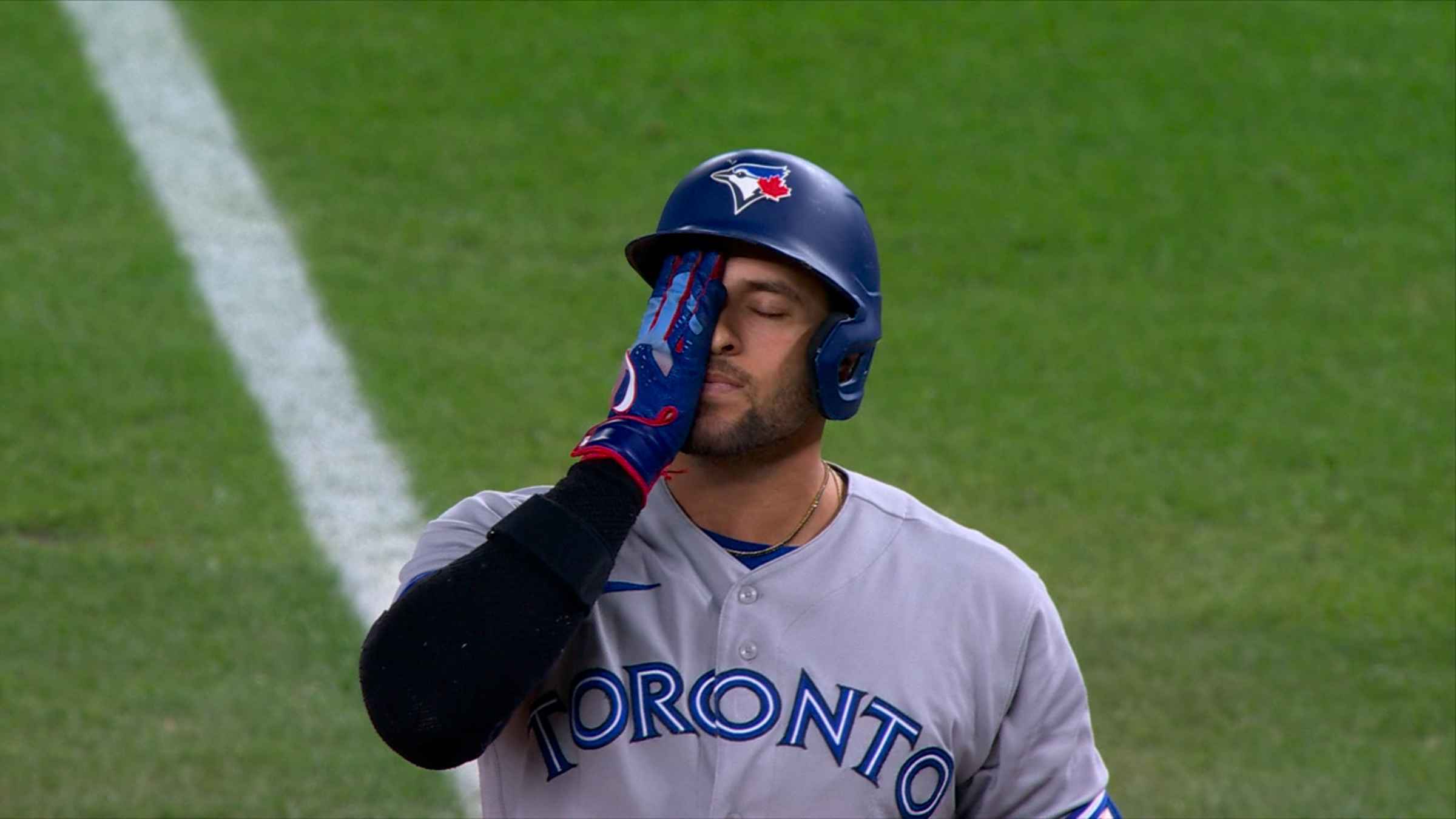 George Springer reacts to Game 5 win over Nationals