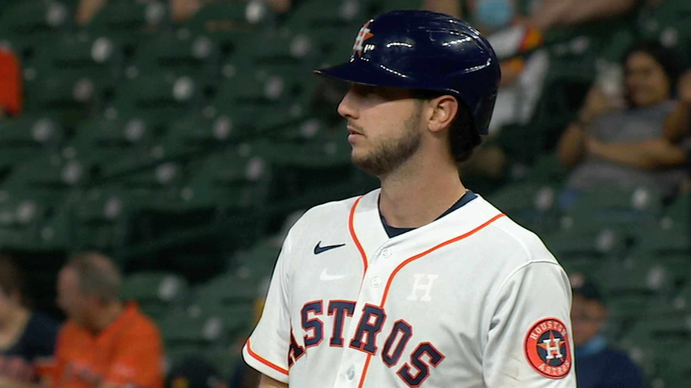 Astros' Javier pitches in coffee-stained uniform after pregame