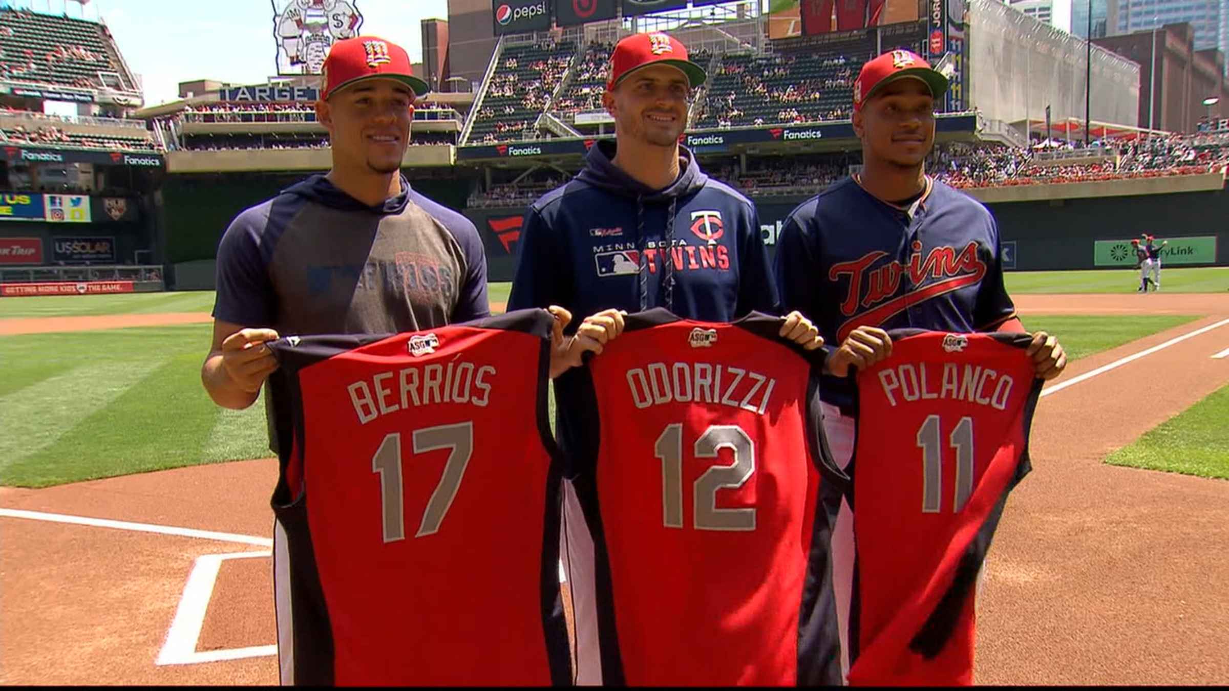 Twins receive ASG Jerseys, 07/06/2019