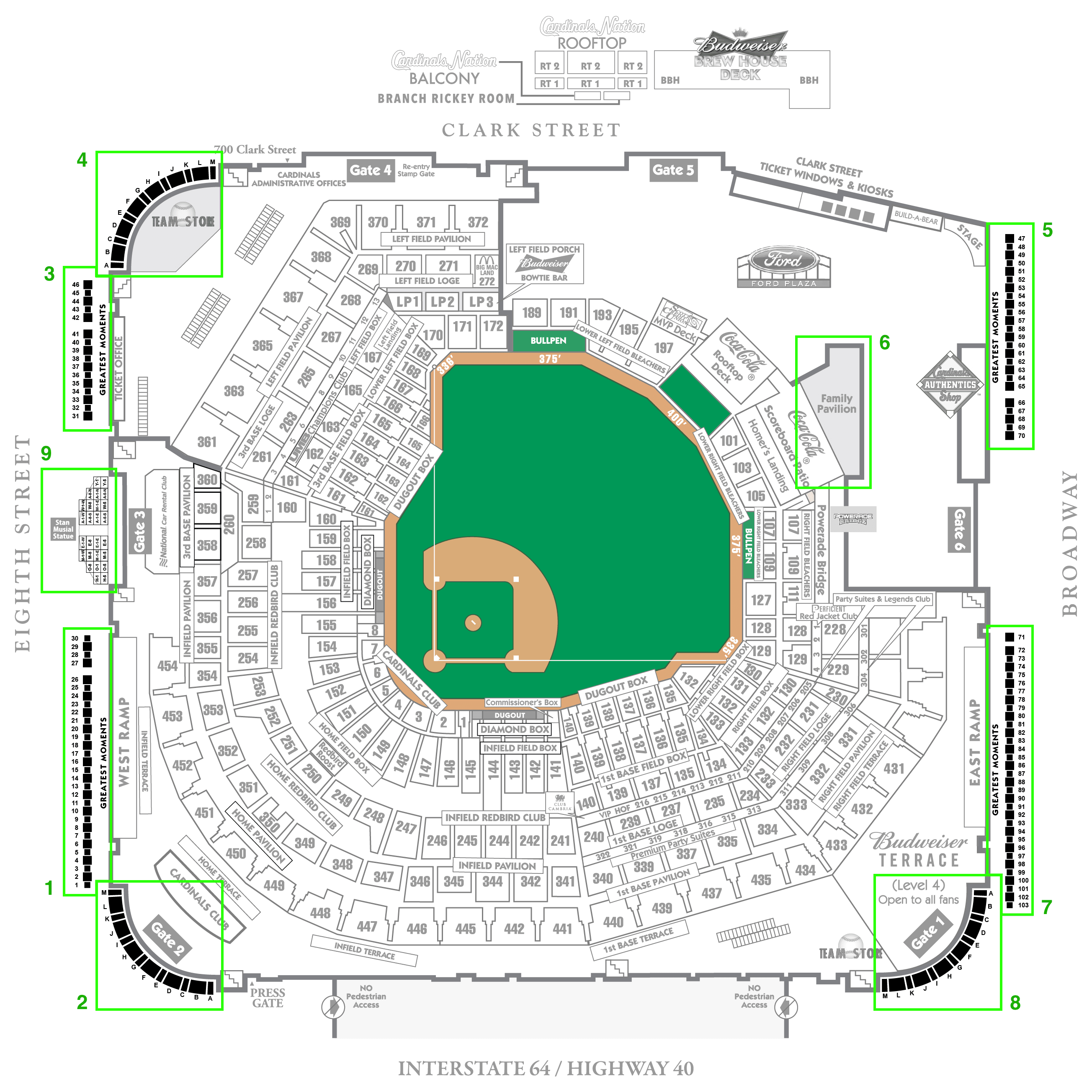 Great American Ball Park Brick Locator