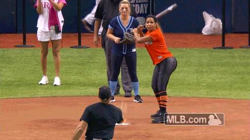 Hours before Marcell Ozuna's tape-measure homer, his wife went