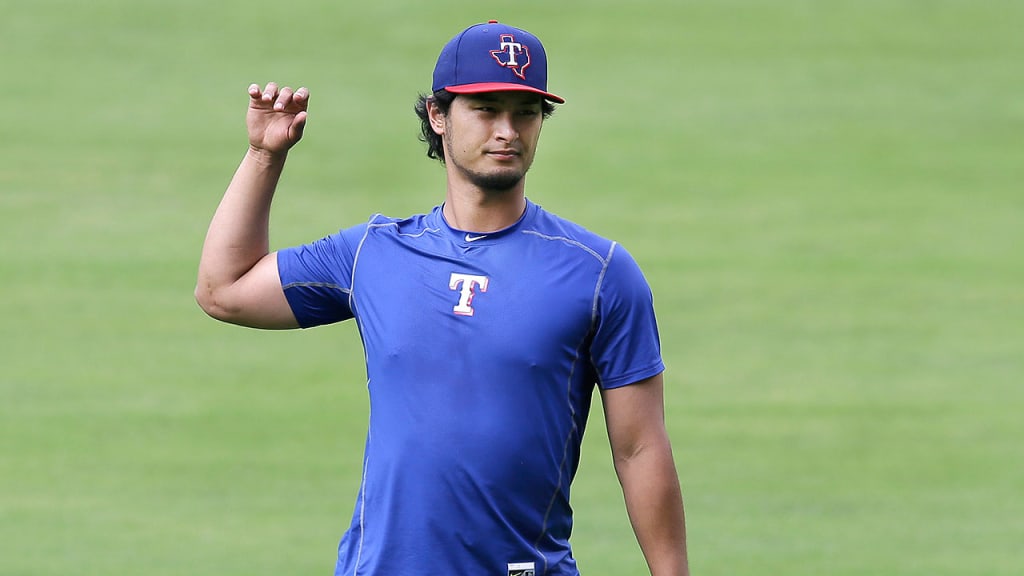 Yu Darvish will retake the mound for the Rangers on Saturday after posting a 0.90 ERA in five rehab starts. (AP)