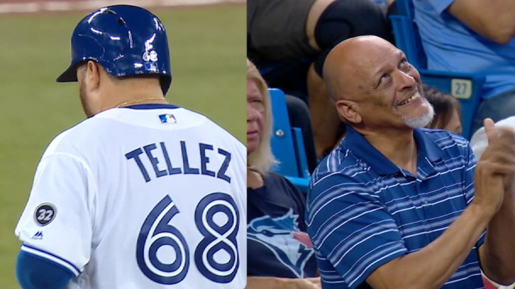 After MLB debut, Jays rookie Tellez has emotional late-night