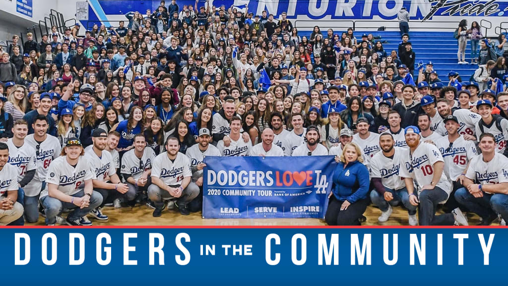 2020 Dodgers Love L.A. Community Tour: Gavin Lux, Justin Turner
