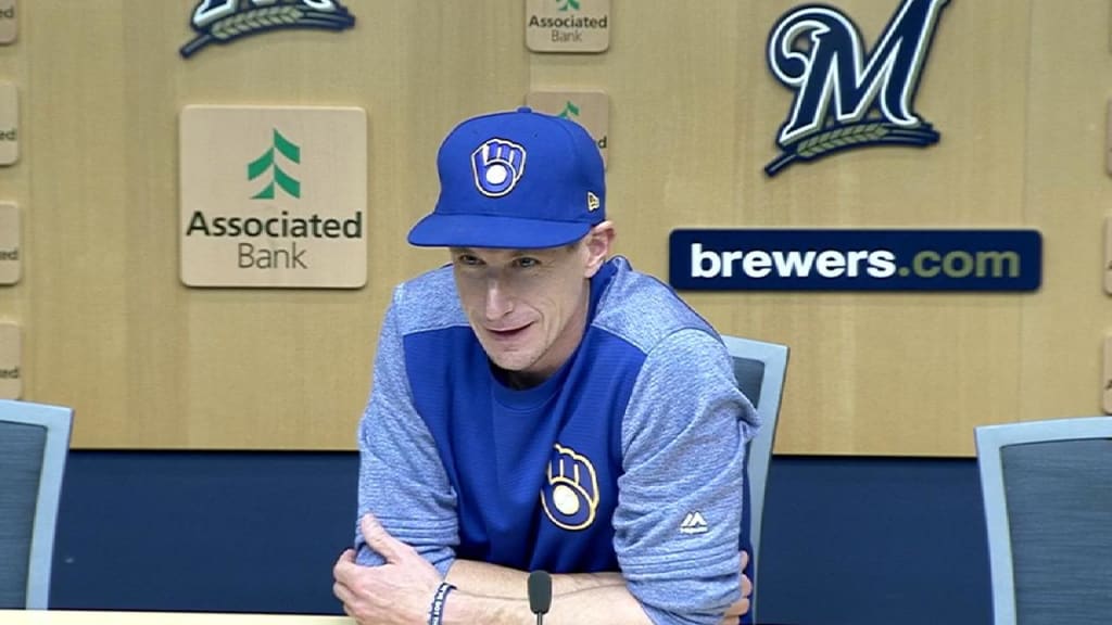 Brewers City Connect Cap Leak : r/baseball