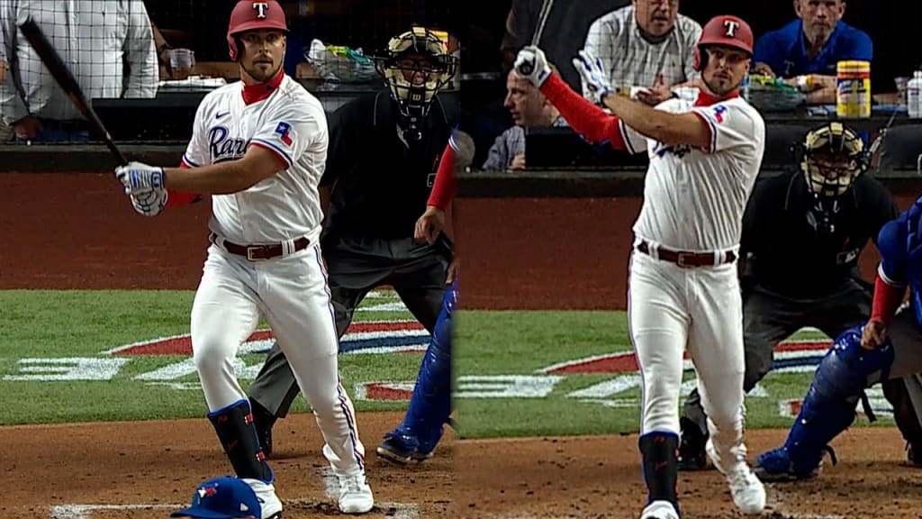 Nate Lowe reacts to Texas Rangers advancing to ALCS. Describes the vibe of  team & his game 3 homerun 