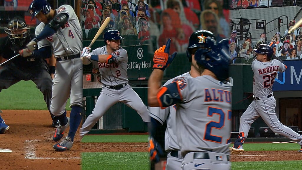 Astros hit 4 home runs, near playoff berth