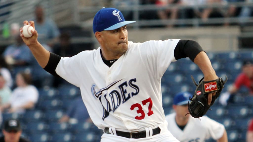 Eddie Gamboa went 8-11 with a 4.61 ERA for Triple-A Norfolk during the 2015 season. (MiLB.com)