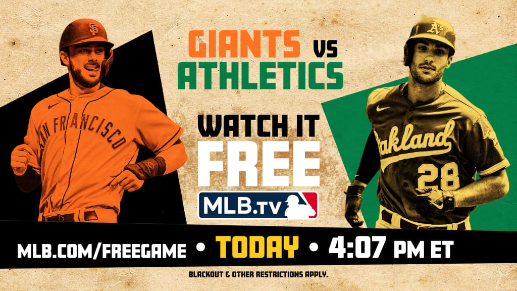 Giants vs Dodgers is MLB TV Free Game of Day