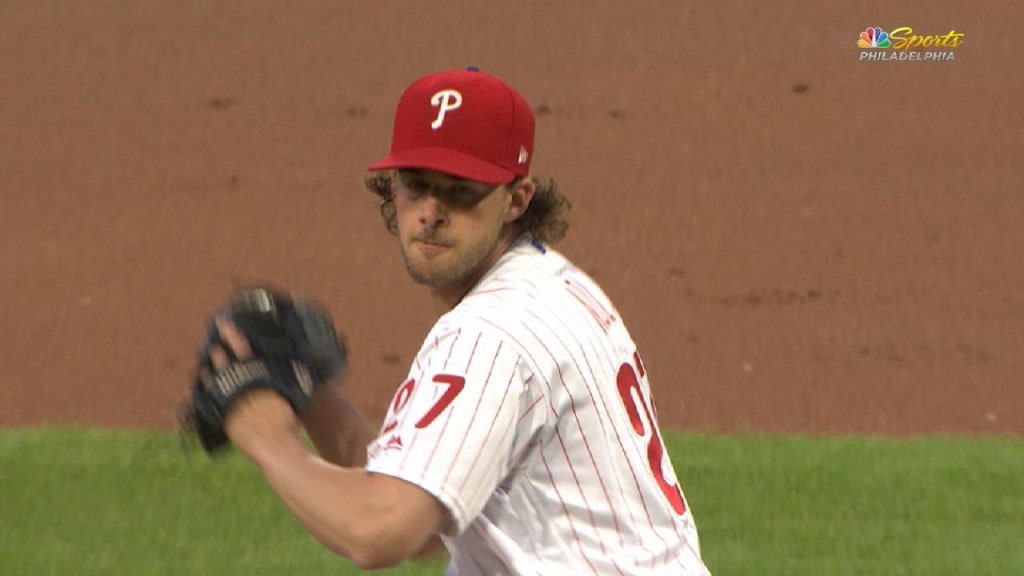 Aaron Nola matches career high 12 strikeouts in win