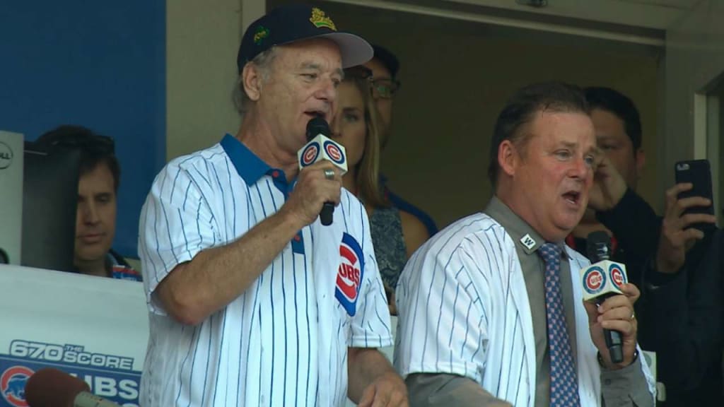 Bill Murray gave a random Cubs fan a ticket to Game 6 and let her sit next  to him