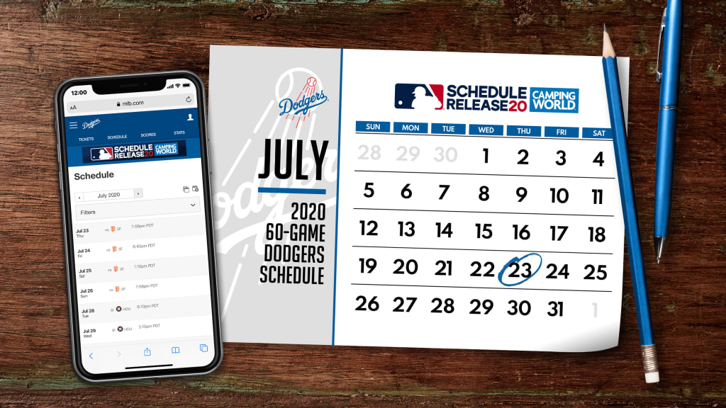 Los Angeles Dodgers 2020 Schedule To Be Unveiled Monday During MLB Network  Special