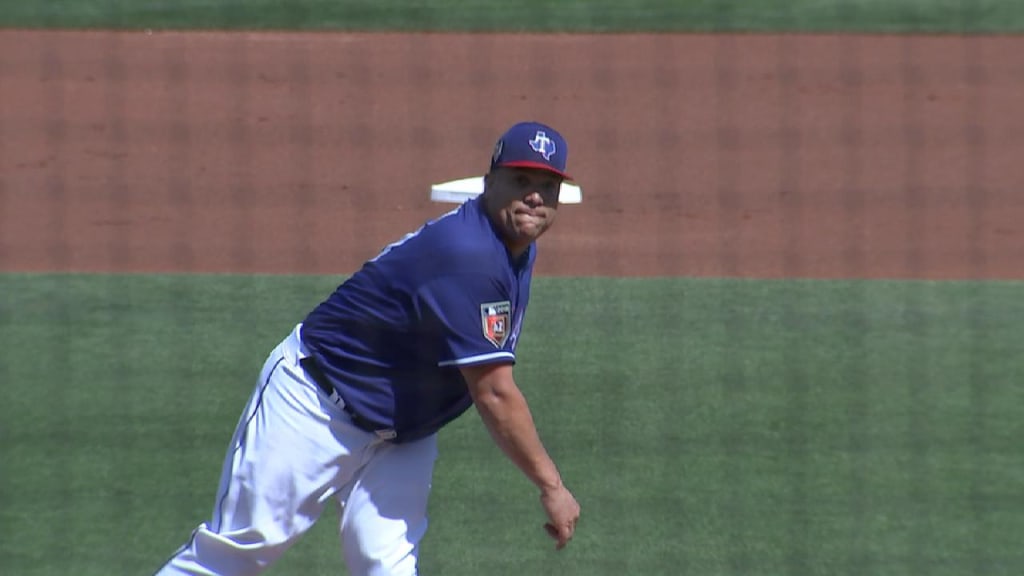 Bartolo Colon is glad he's with the Rangers because he doesn't have to hit  or run