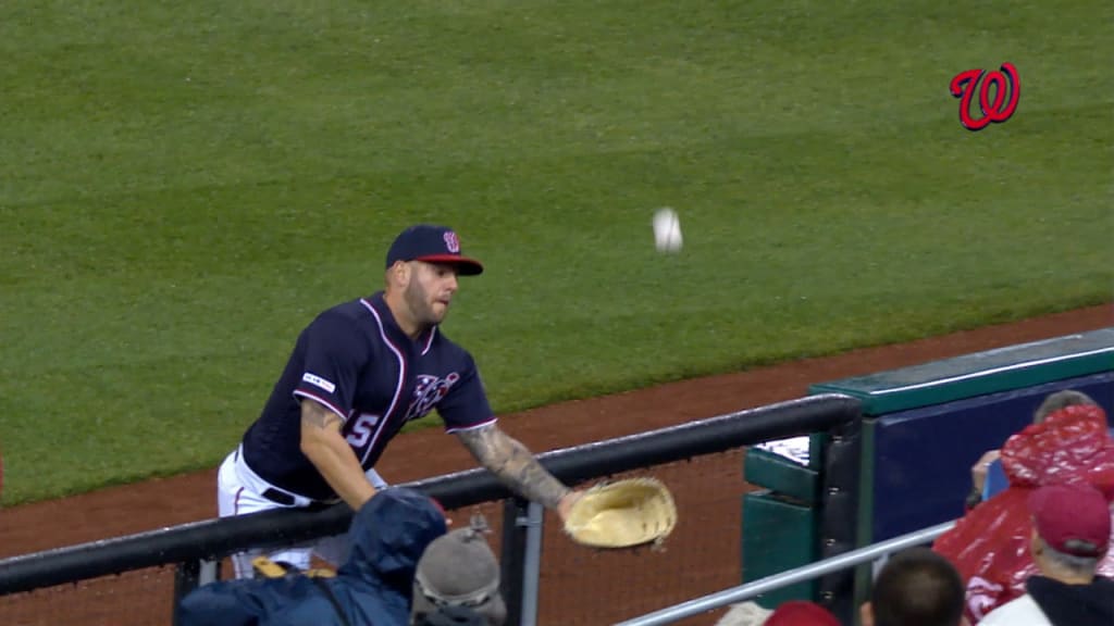Adams exits after scary fall