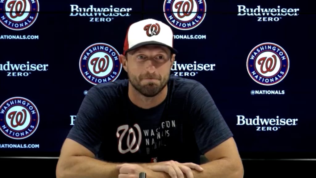 Nationals' Max Scherzer throws complete game vs. Marlins before joining  wife for birth of their third child 