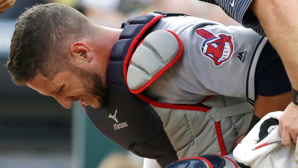 Yan Gomes has been on the DL since separating his right shoulder on July 17. (AP)