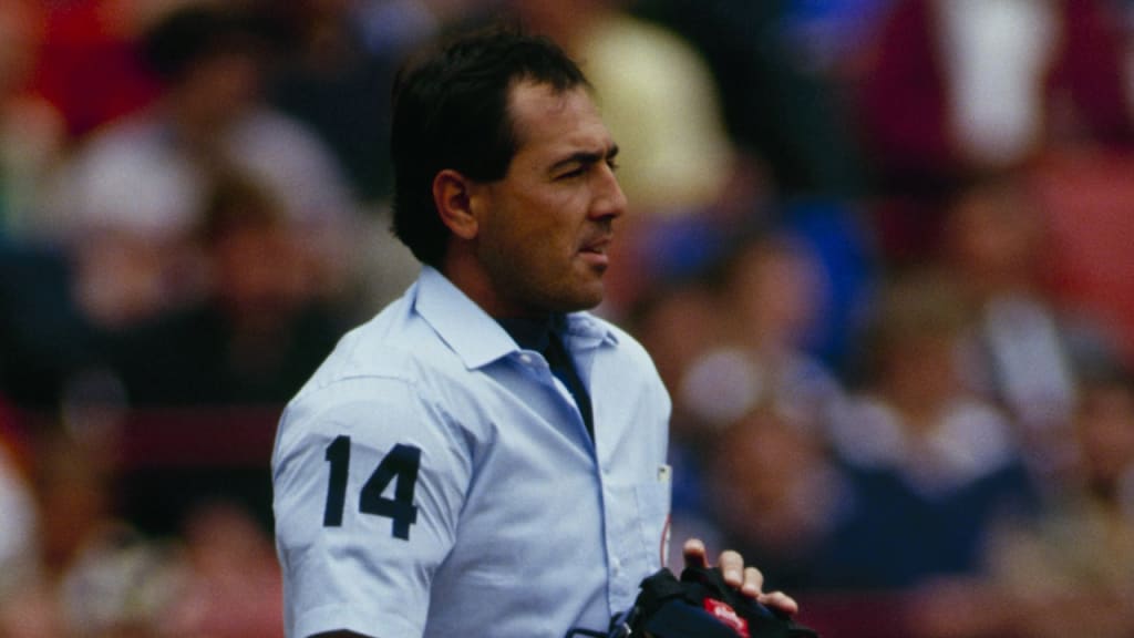 Steve Palermo made his debut as an American League umpire in 1976 and was a full-time ump from '77-91. (Getty)