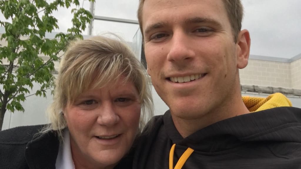 Chad Kuhl said his mom, Wendy, was "ultra supportive and always there," attending his games as a kid. (Chad Kuhl)