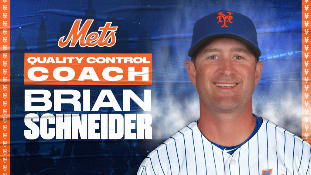 Brian Schneider is Mets' quality control coach
