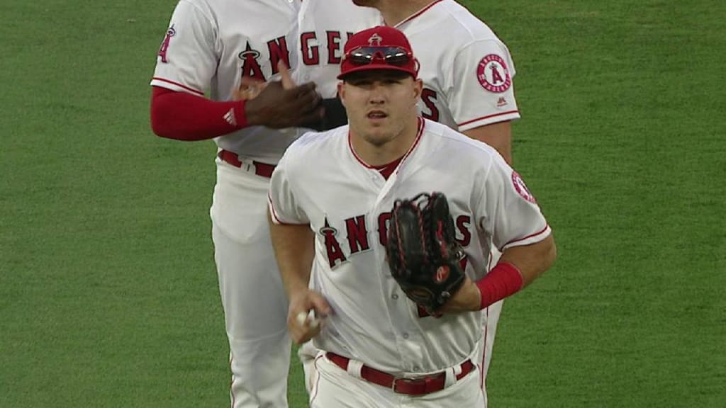 Mike Trout Game-Used 2018 Spring Training Jersey from Freeway